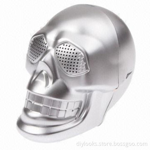 Wholesale Skull Design Multifunction Speaker with 100Hz-18kHz Frequency Range, Sized 11 x 8 x 7cm